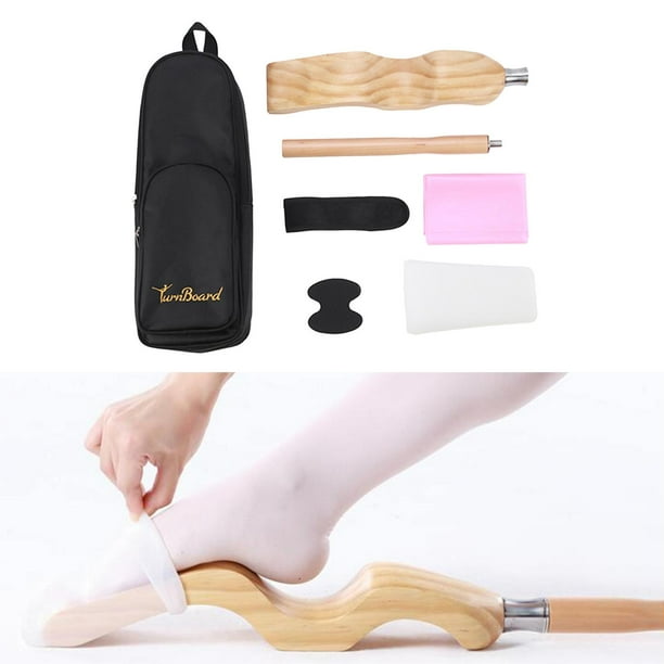 Ballet Foot Stretcher Set - Ballet Foot Stretcher for Dancers, Wood Foot  Arch , Elastic Stretch Band, Pad, and Leg Strap 