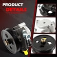 thumbnail image 6 of SINOCMP Power Steering Pump Replace Part OE# 21-5362 55-5638 78-8400F AA1215362 36P0790 44310 08010 36-215652 232686 6459 5638 Compatible with Toyota Sienna 3.3L 2004-2006, 6 of 7