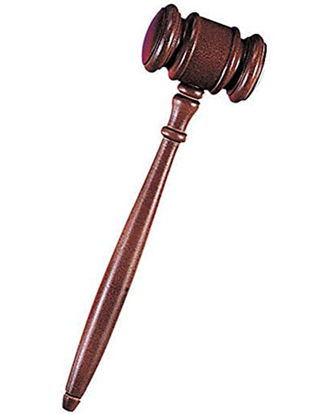 Auctioneer Judge 10 Inch Plastic Prop Gavel