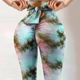 thumbnail image 4 of Puntoco Mujeres Impresión Cintura alta Estiramiento Strethcy Fitness Leggings Pantalones de yoga Puntoco Puntoco-3609, 4 of 6
