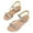Gold, variant on Agkizg Summer Women Sandals Low Heel Slide Sandals Casual Slippers Open Toe Beach Sandals Comfortable Shoes Sky Blue, Size 4.5