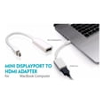 thumbnail image 4 of Adaptador conversor Mini DisplayPort a HDMI 15 cm blanco, 4 of 5