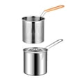 thumbnail image 2 of Juego de freidora BLESIY Olla para cocinar cacerola para leche cesta para freír multiusos freidora japonesa Tempura, 2 of 8