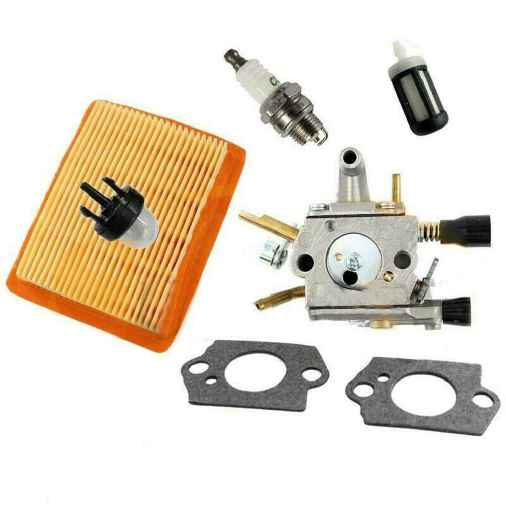 Carburetor Filter Spark Plug Kit Replacement For Stihl FS120 FS200