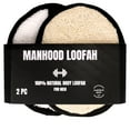 thumbnail image 1 of Shower Loofah Crafts of Egypt Manhood Natural para hombre, paquete de 2, 1 of 8