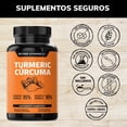 thumbnail image 4 of Turmeric Cúrcuma Beyond Vitamins Con Extracto Al 95% y Pimienta Negra Al 95% 150 Cápsulas, 4 of 10