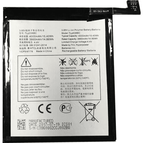 Replacement Battery with Tools for Blackberry Motion, TLp038BC