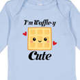 thumbnail image 4 of Inktastic Waffle Pun Im Waffle-y Cute Girls Long Sleeve Baby Bodysuit, 4 of 5