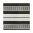 thumbnail image 2 of Better Homes & Gardens 7' x 10' Black and White Striped Outdoor Rug - Polypropylene/Polyester, 2 of 5