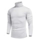 thumbnail image 1 of Jersey de cuello alto de manga larga para hombre, camisas de manga larga de corte regular, 1 of 5