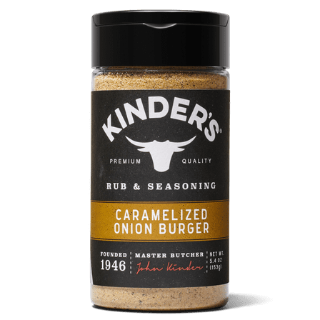 Kinder's Caramelized Onion Burger Barbecue Rub and Seasoning for Grilling, 5.4 oz