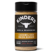 Kinder's Caramelized Onion Burger Barbecue Rub and Seasoning for Grilling, 5.4 oz