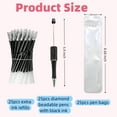 thumbnail image 2 of 75 Pcs DIY Diamond Beadable Pen Kit , 25 Plastic Rhinestone Beaded Pens Bulk with Refills & Bags, 2 of 5