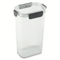 thumbnail image 3 of Thyme and Table 6-Piece Clear Ribbed Food Storage Container Set, 3 of 9
