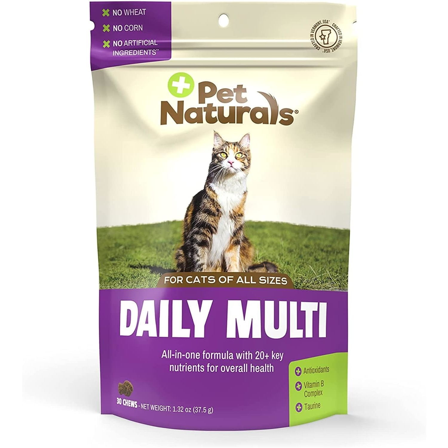 Pet Naturals Daily Multi Chews for Cats, Fish, 30 Count