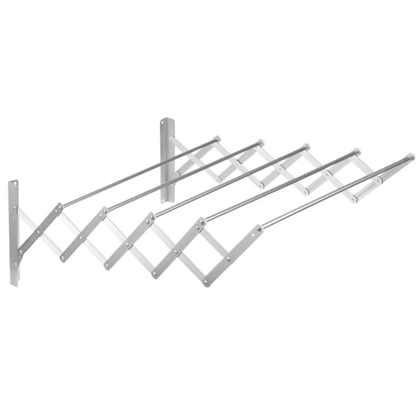 Séchoir À Linge Mural Avec Étagère De Rangement, 100 Cm, Extensible