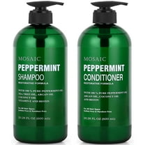Peppermint Shampoo and Conditioner Set, 20.2 FL Oz Each