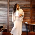 thumbnail image 2 of Women's Plus Size Cocoon Cardigan Maxi Skirt Set, 2 of 4
