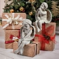 thumbnail image 2 of Design Toscano Angel of Contemplation Shelf Sitting Statue, 12 Inch, Polyresin, Antique Stone, 2 of 5