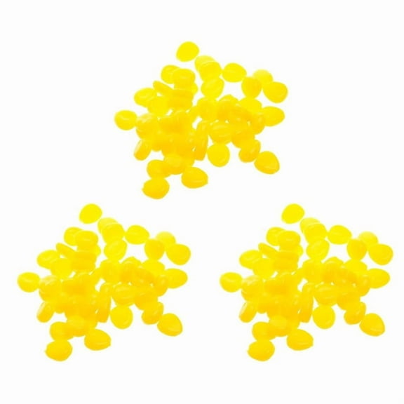150pcs Carp Fishing Corn Floating Artificial Bait Maize Floating Lures Baits Soft Simulation Lure,150 x Simulation bait corn,Yellow