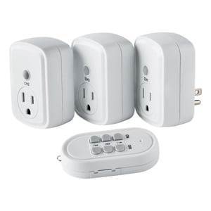 Hyper Tough Wireless Remote Outlet Timer, 3-Pack