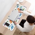 thumbnail image 3 of Long Mouse Pads for Desk,White Cartoon Dinosaurs Cacti Pattern Desk Mats on Top Of Desks, Desk Mouse Pad Extra Large with 3mm Non-Slip Base and Stitched Edge for Gaming,Office,Work,Home 31.5"x11.8", 3 of 6
