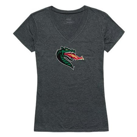 Alabama Charcoal - W Republic Apparel 521-101-E9C-05 University of Alabama at Birmingham Women Cinder Tee Shirt - Heather Charcoal, 2X