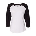 thumbnail image 2 of LAT Women�'s Baseball Fine Jersey Three-Quarter Sleeve Tee, 2 of 3