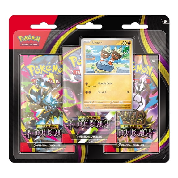 Cartas Coleccionables Pokemon TCG Mega Evolution Pitch Black 3 Pack Blister en Ingles
