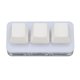 thumbnail image 5 of Mini teclado USB de 3 teclas con retroiluminación LED RGB compatible con intercambio en caliente OSU HID teclado de programación macro para Windows para OS X para Linux blanco, 5 of 5