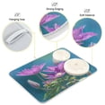 thumbnail image 4 of Dish Drying Mat Kitchen Pad Large Counter Absorbent Dish Mats Drainer Clematis in Full Bloom, 4 of 8
