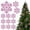 Light Violet, variant on Glitter Snowflake Ornaments,Plastic Snowflake Ornaments, Christmas Snowflake Decorations,Hollow Hanging Snowflake Tree Pendants For Xmas Tree Window Fireplace Mantel Holiday Indoor Decor,12 PC