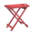thumbnail image 3 of Convenience Concepts Designs2Go Folding Tray Table, Coral, 3 of 6