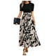 thumbnail image 1 of Vestido largo DINEVE, verano 2025, elegante, manga abullonada para mujer, 1 of 5
