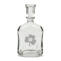 Notre Dame Fighting Irish Shamrock 23.75oz. Whiskey Decanter