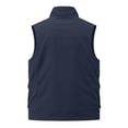 thumbnail image 5 of GrmtClth Vest for Men Stand Collar Lightweight Zip Sleeveless Jacket Multi Pockets Casual Daily Commuting Travel Waistcoat Blue 2XL, 5 of 7