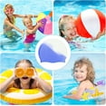 thumbnail image 6 of 3 Pieces Kids Swim Caps for Long Hair Silicone Swimming Cap for Girls Boys Kids Teens with Long Curly Hair Braids Dreadlocks Large Waterproof Swim Hat, 6 of 12