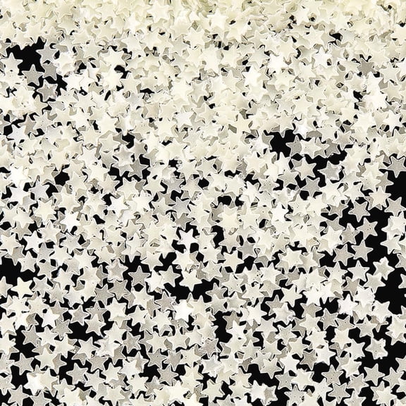 20G Star Paillettes Glitter Glow in The Dark Star Sequins White Luminous Holographic Five Pointed Stars Shaped Tiny Confetti Sequin for DIY Resin Crafts Nail Art Party Decoration Supplies Gold