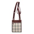 thumbnail image 1 of Pre-Owned Burberry Beige/Red Small Flat Crossbody Shoulder Bag Nova Check Canvas, 1 of 8