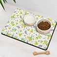 thumbnail image 3 of Pet Food Mat Absorbent Water Non-Skid Dog Water Mat Lemon Rustic Cat Feeding Mat Eco-Friendly Durable Pet Placemat, 3 of 7