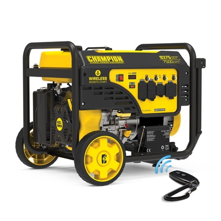 UPC: 0817198024110 | Champion Power Equipment 9375/7500 Watts Portable Generator with Wireless Remote Start