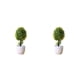 thumbnail image 4 of Planta artificial Bonsai Bearachild Maceta Adornos de Plantas falsas Amarillo 2piezas, 4 of 6