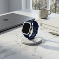 thumbnail image 4 of Compatible for Apple Watch Series 11 10 Band 46mm 42mm 40mm  with Bumper, Bling Glitter Women Silicone Soft Comfortable Strap for iWatch Band 46mm 44mm 42mm 40mm 38mm, 4 of 5