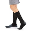 thumbnail image 4 of Fruit of the Loom Men's Dual Defense Crew Socks, Black, Size 12-15 (6-pack), 4 of 15