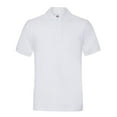 thumbnail image 2 of Men's 100% Cotton Knitted Polo Shirt Short Sleeve Classic Casual T-Shirt in 15 Colors, 2 of 15