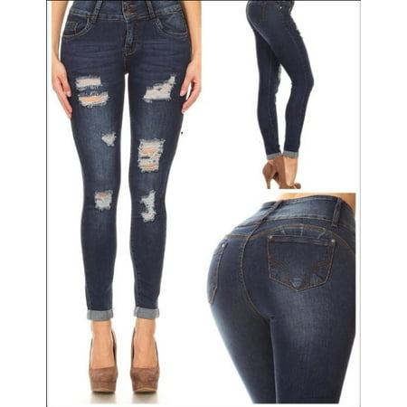 Push up Curve-Fection! skinny fit ripped denim