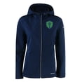 thumbnail image 2 of Women's-Cutter & Buck  Navy Seattle Sounders FC Evoke Eco Softshell Recycled Full-Zip Jacket, 2 of 3
