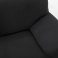 thumbnail image 4 of veasfak Spandex Stretch Lounge Sofa Couch Seat Cover Slipcover Case Home Decor Black, 4 of 7