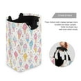 thumbnail image 3 of Yayeee Freestanding Laundry Hamper with Handle Collapsible Large Storage Basket for Clothes, Colorful Ice Cream Pattern, 3 of 7