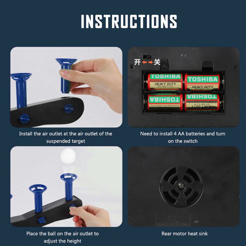 Details about   24Pcs USB Floating Target Airshot Game Foam Dart Blaster Shooting Ball Toy Kids 
